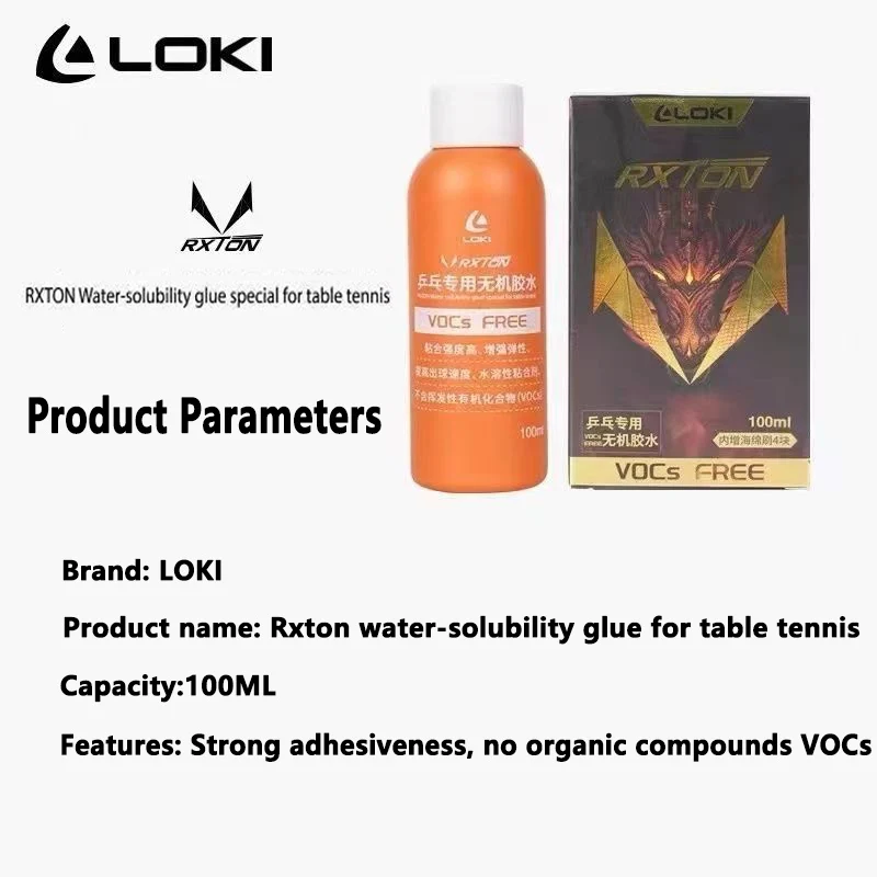 LOKI Lem Berbasis Air 100ml Le - Table Tennis Loki ulasan dan harga
