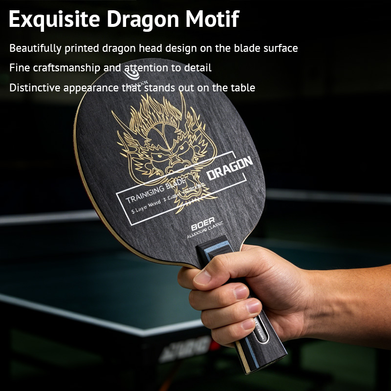 BOER DRAGON Pisau Tenis Meja 5 - Table Tennis Zhang Jike ulasan dan harga