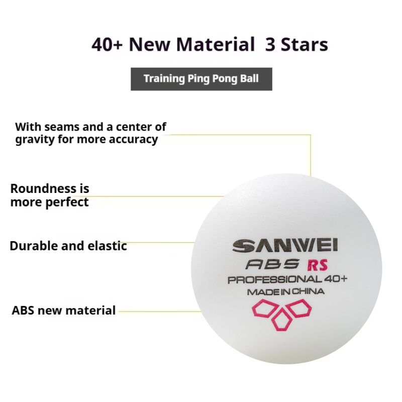 SANWEI RS40+ Bola Tenis Meja 3 - Table Tennis Olympics ulasan dan harga
