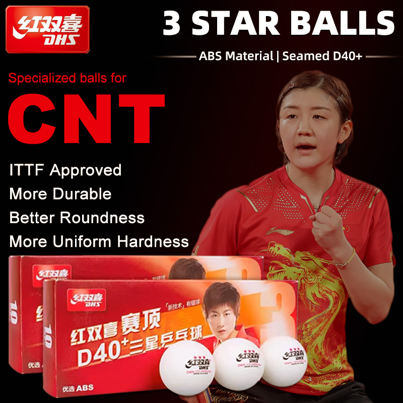 DHS D40 + DJ40 + bola Ping Pon - Table Tennis Olympics ulasan dan harga